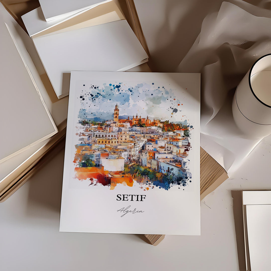 Setif Wall Art - Algeria Print