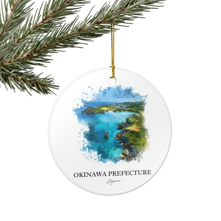 Okinawa Japan Ornament: Unique Okinawa Souvenir, Okinawa Japan Xmas Decor, and Authentic Okinawa Japan Gift