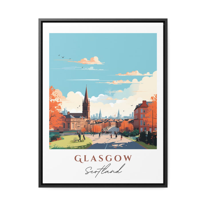 Glasgow Scotland wall art - Scotland, Glasgow poster, Glasgow Wedding gift, Birthday present, Custom Text, Personalised Gift