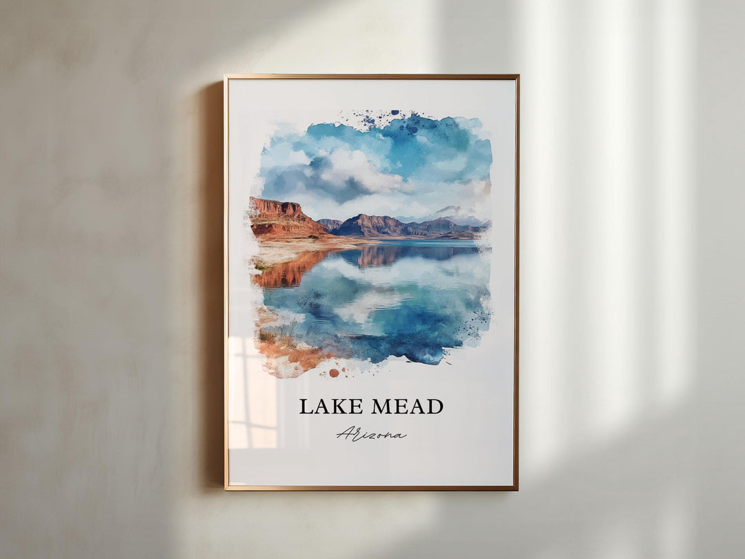 Lake Mead Wall Art - Nevada Print