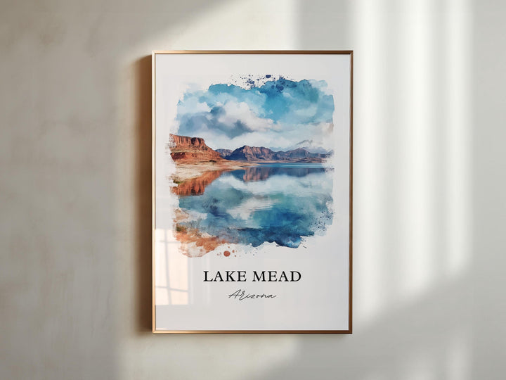Lake Mead Wall Art - Nevada Print