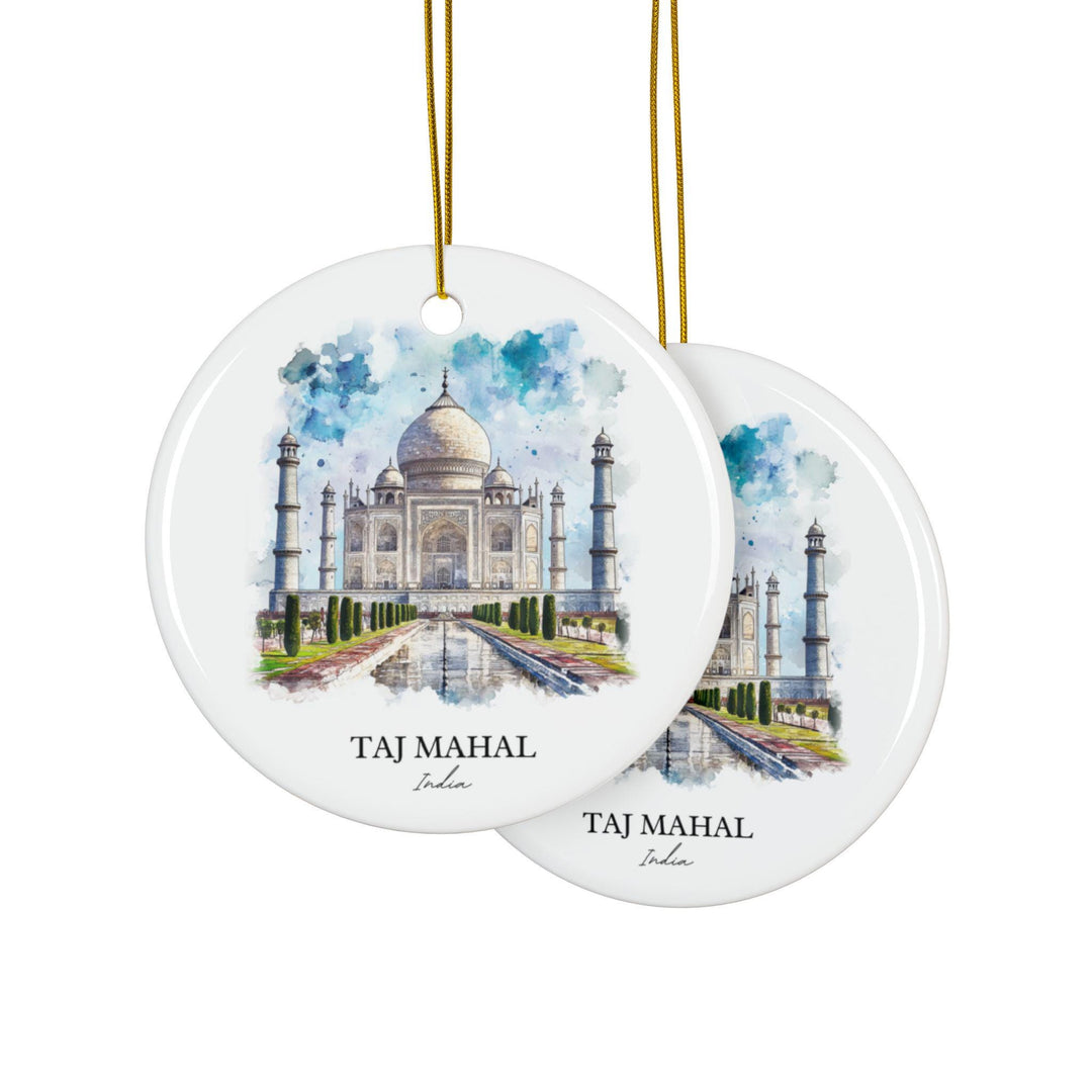 Taj Mahal Ornament: Unique Agra India Souvenir, Taj Mahal Xmas Decor, and Authentic Taj Mahal Gift