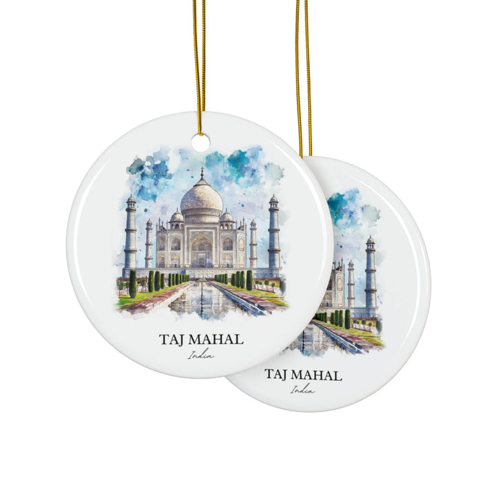 Taj Mahal Ornament: Unique Agra India Souvenir, Taj Mahal Xmas Decor, and Authentic Taj Mahal Gift