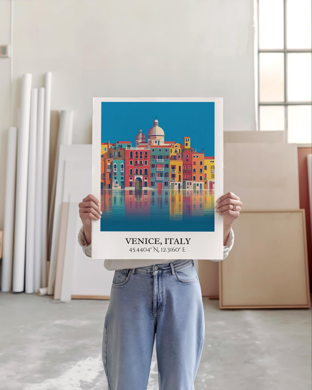 Venice Italy Art, Venice Retro Travel Art, Venice Home Decor, Venice Gift, Venice Italy Travel Art, Travel Prints, Housewarming Gift