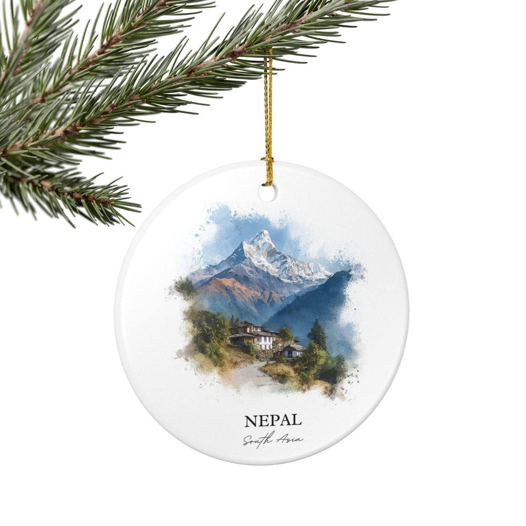 Nepal Ornament: Unique Nepal Souvenir, Nepal Xmas Decor, and Authentic Nepal Country Gift