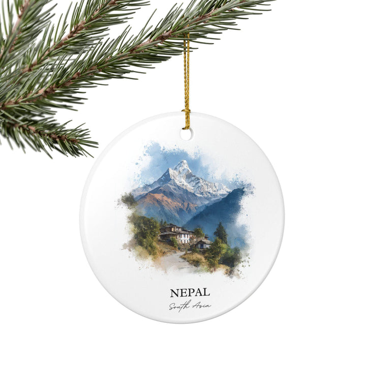 Nepal Ornament: Unique Nepal Souvenir, Nepal Xmas Decor, and Authentic Nepal Country Gift