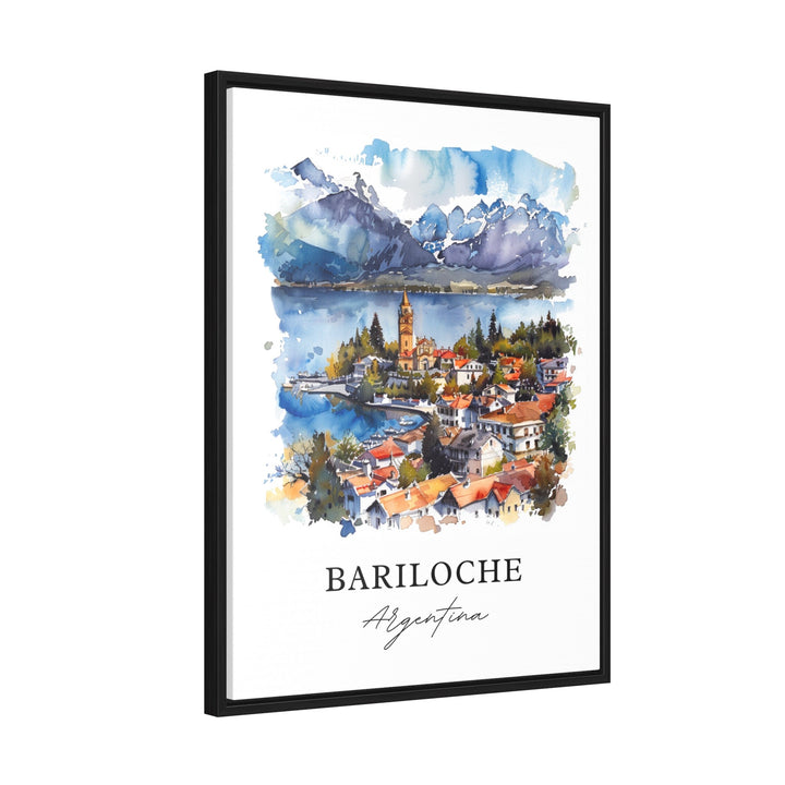 Bariloche Wall Art, Bariloche Print, Bariloche Watercolor, Bariloche Argentina Gift, Travel Poster, Housewarming Gift