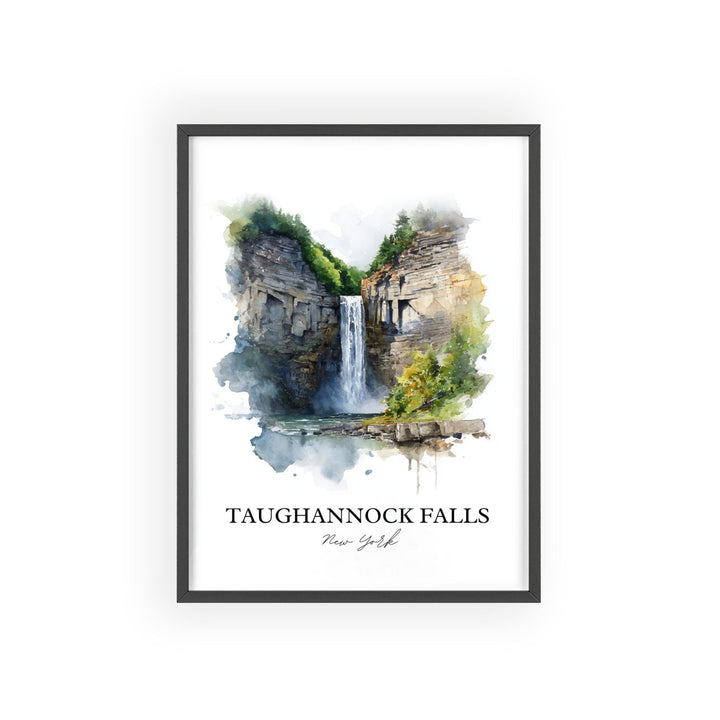 Taughannock Falls Wall Art, Ulysses NY Print, Finger Lakes Artwork, Taughannock Falls Gift, Travel Print, Travel Poster, Housewarming Gift