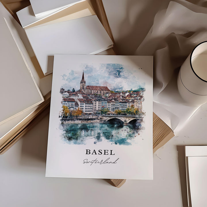 Basel Wall Art - Switzerland Print