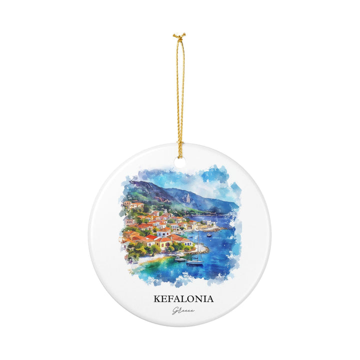 Kefalonia Ornament: Unique Kefalonia Souvenir, Kefalonia Xmas Decor, and Authentic Kefalonia Gift