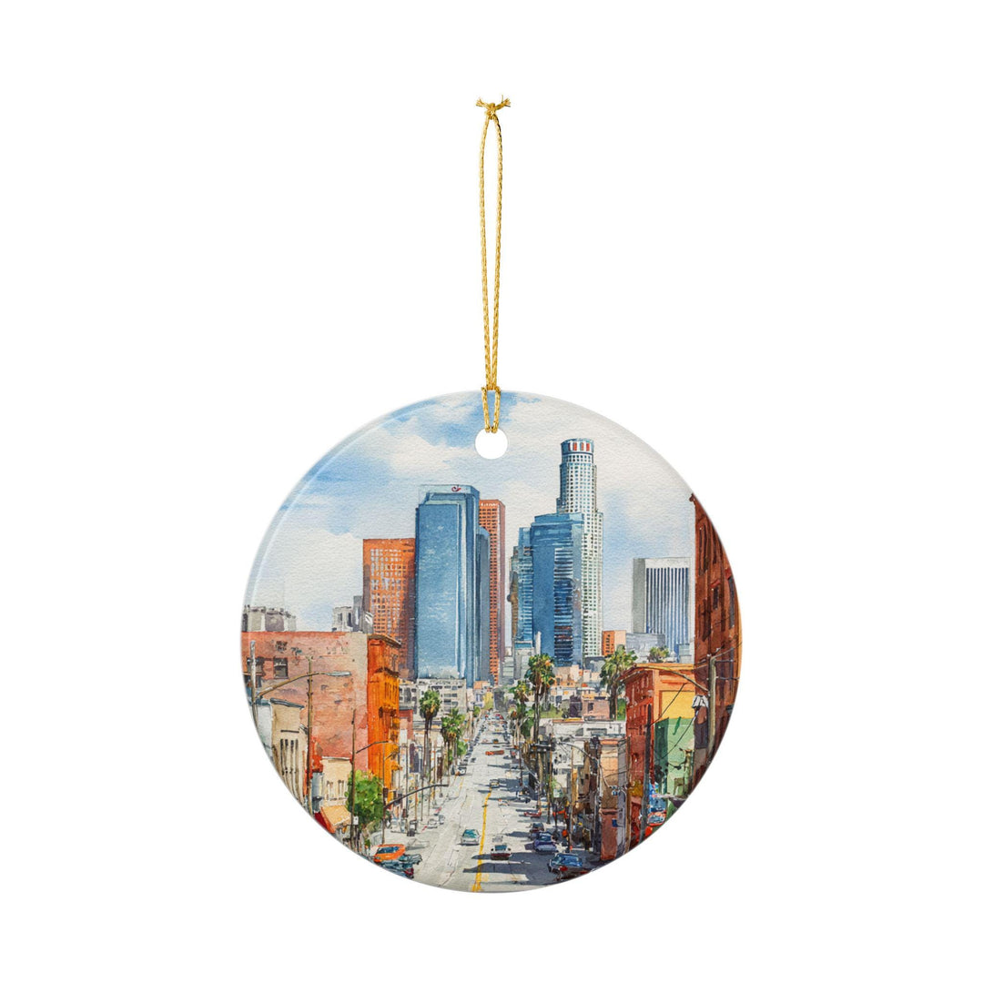 Los Angeles Ornament: Unique LA Souvenir, Los Angeles Xmas Decor, and Authentic Los Angeles CA Gift