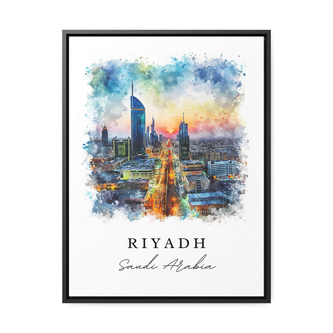 Riyadh wall art - Saudi Arabia, Riyadh print, Riyadh Skyline gift, Birthday present, Custom Text, Perfect Gift