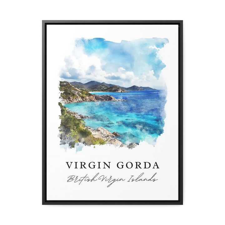 Virgin Gorda, BVI – Watercolor Art Print