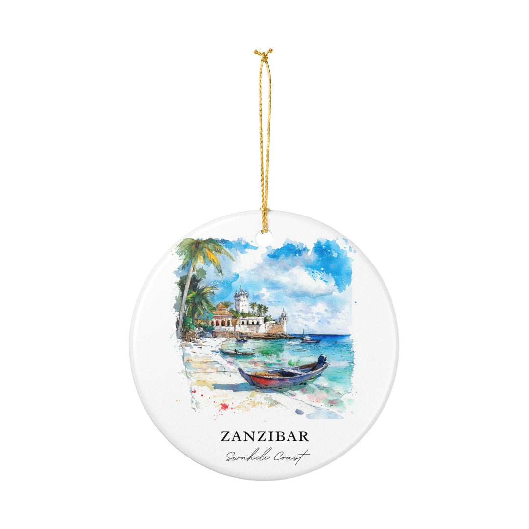 Zanzibar Ornament: Unique Zanzibar Souvenir, Swahili Coast Xmas Decor, and Authentic Zanzibar City Gift
