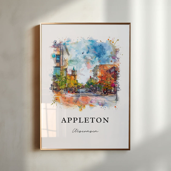 Appleton Wall Art - Wisconsin Print