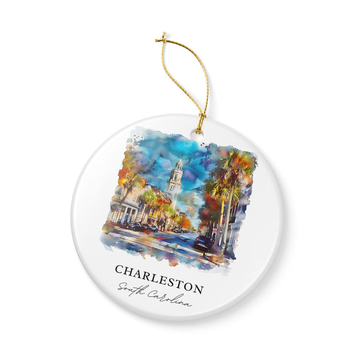 Charleston SC Ornament: Unique Charleston Souvenir, Charleston Xmas Decor, and Authentic Charleston South Carolina Gift
