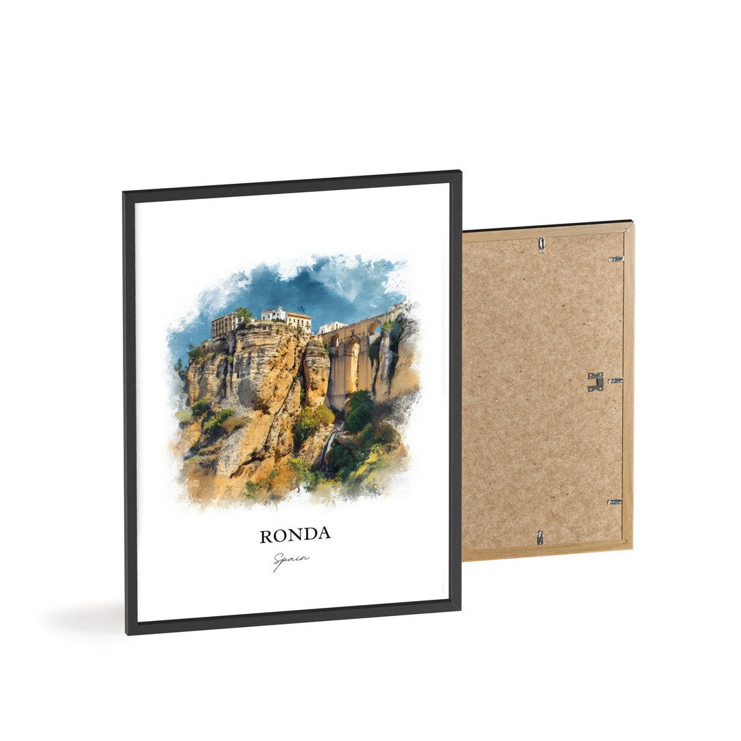 Ronda, Spain – Watercolor Art Print