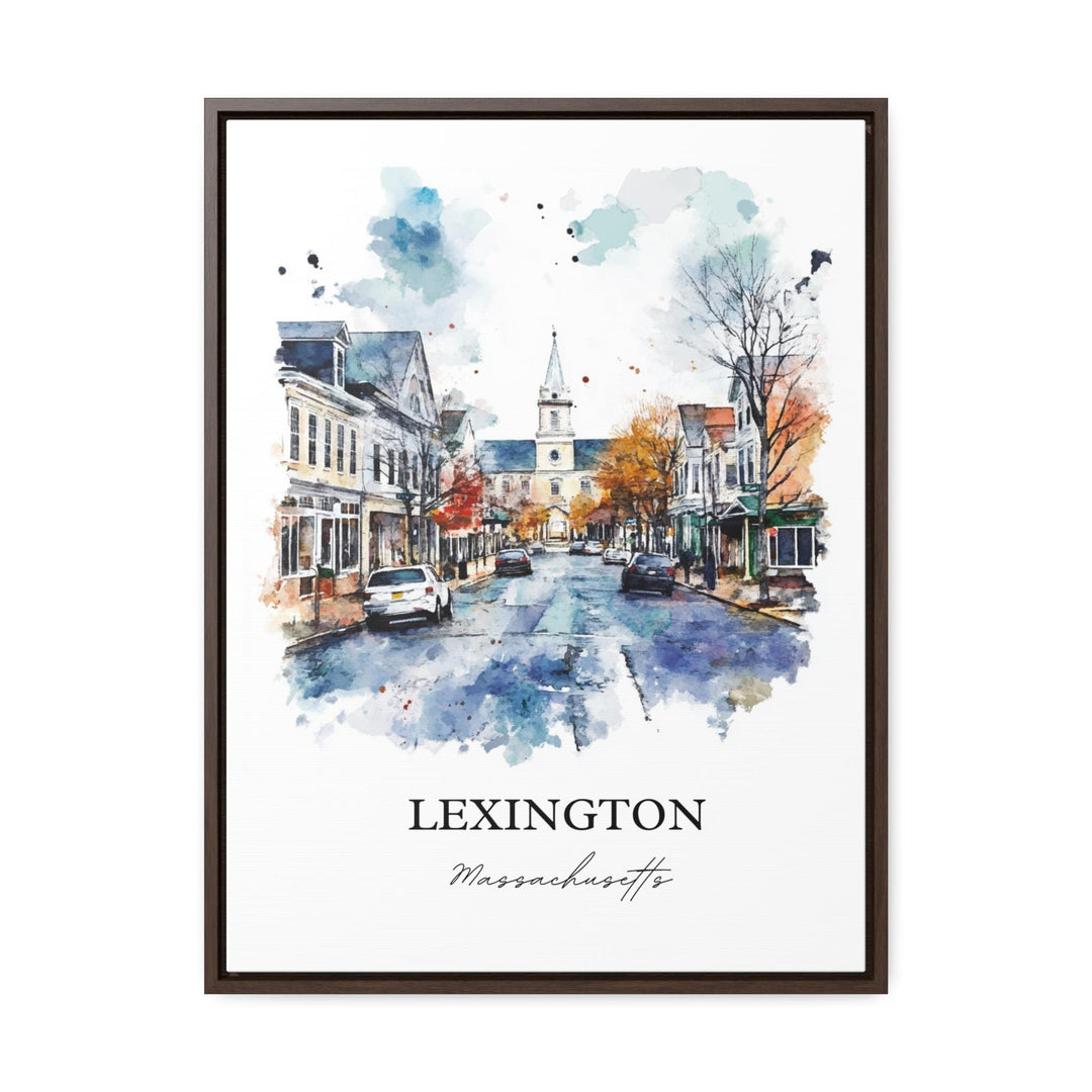 Lexington MA Wall Art - Massachusetts Print