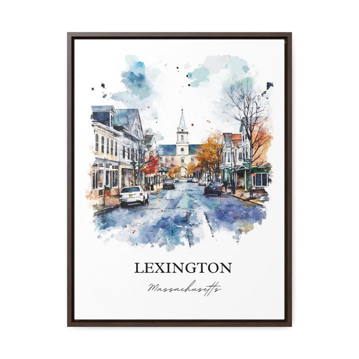 Lexington MA Wall Art - Massachusetts Print