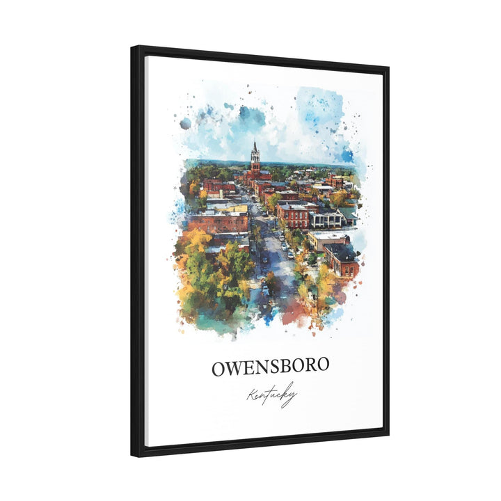 Owensboro, Kentucky, Kentucky – Watercolor Art Print