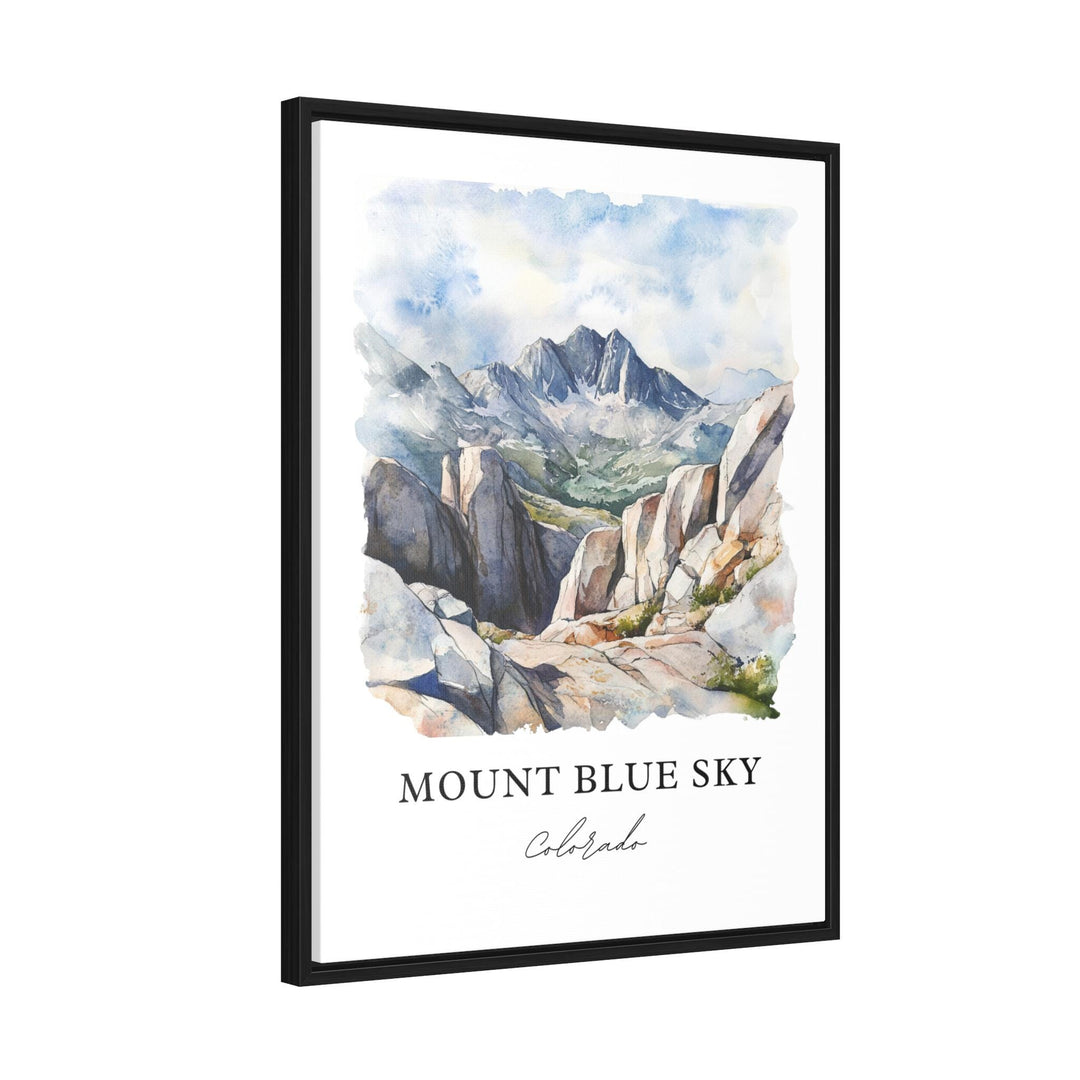 Mount Blue Sky Wall Art - Colorado Rockies Print