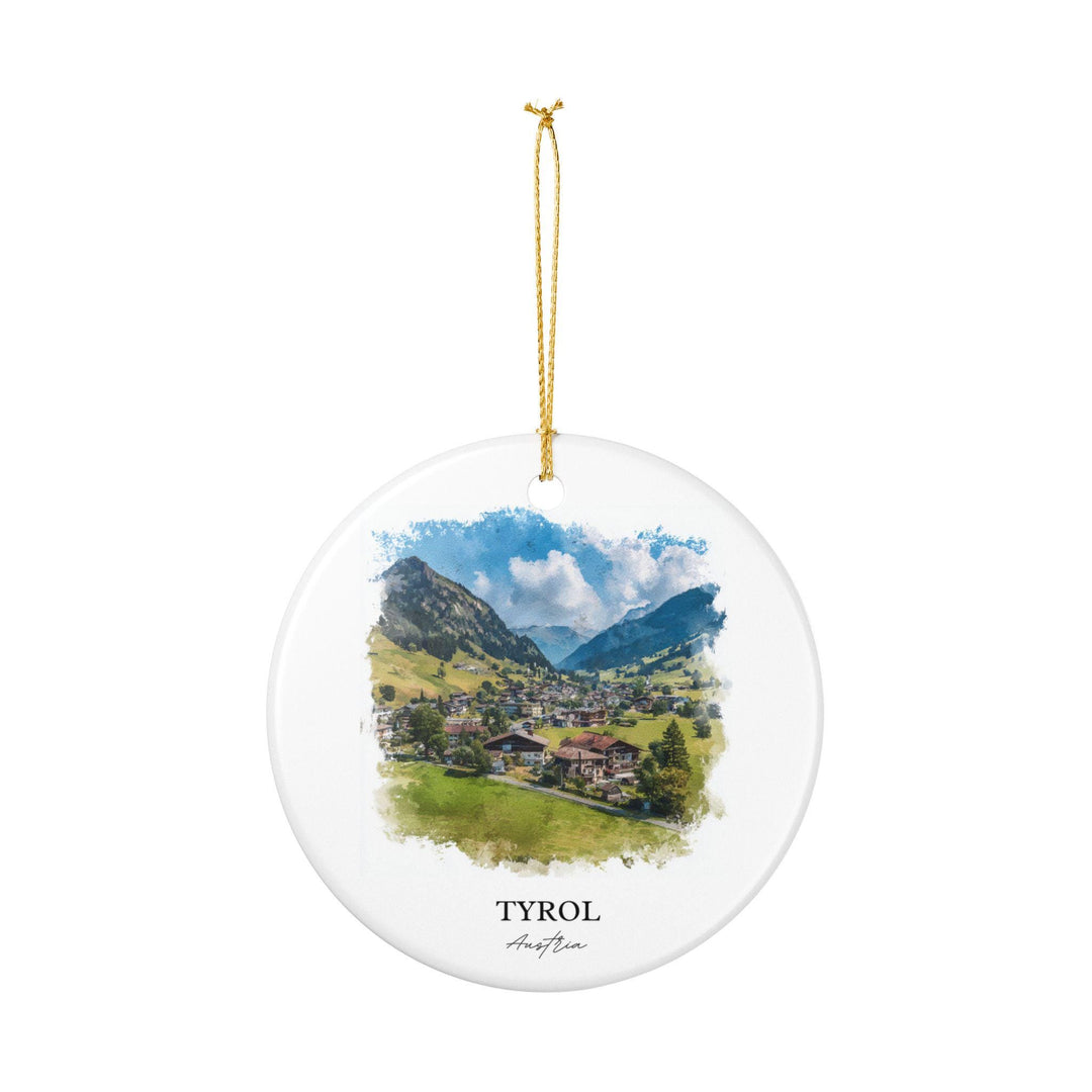 Tyrol Ornament: Unique Tyrol Austria Souvenir, Austria Xmas Decor, and Authentic Tyrol Austria Gift