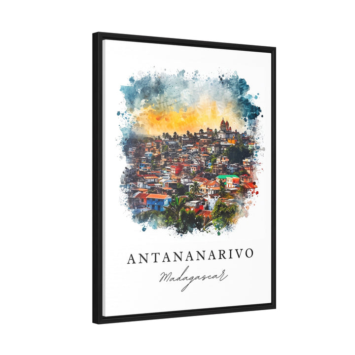 Antananarivo Wall Art - Madagascar Print