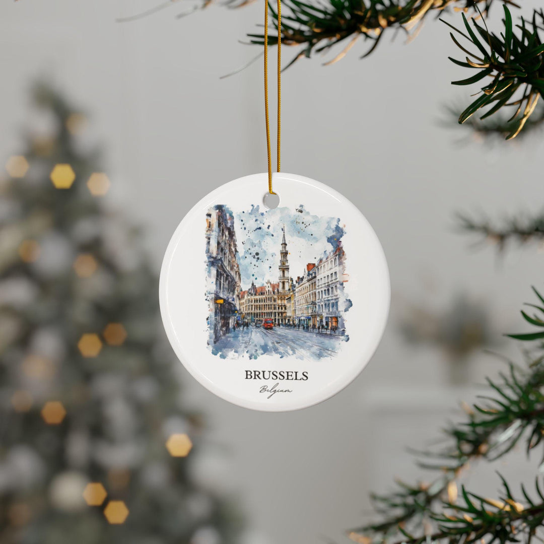 Brussels Ornament: Unique Brussels Belgium Souvenir, Brussels Xmas Decor, and Authentic Brussels Belgium Gift