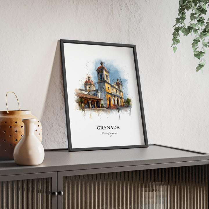 Granada, Nicaragua – Watercolor Art Print