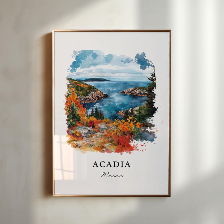 Acadia National Park Wall Art - Maine Print