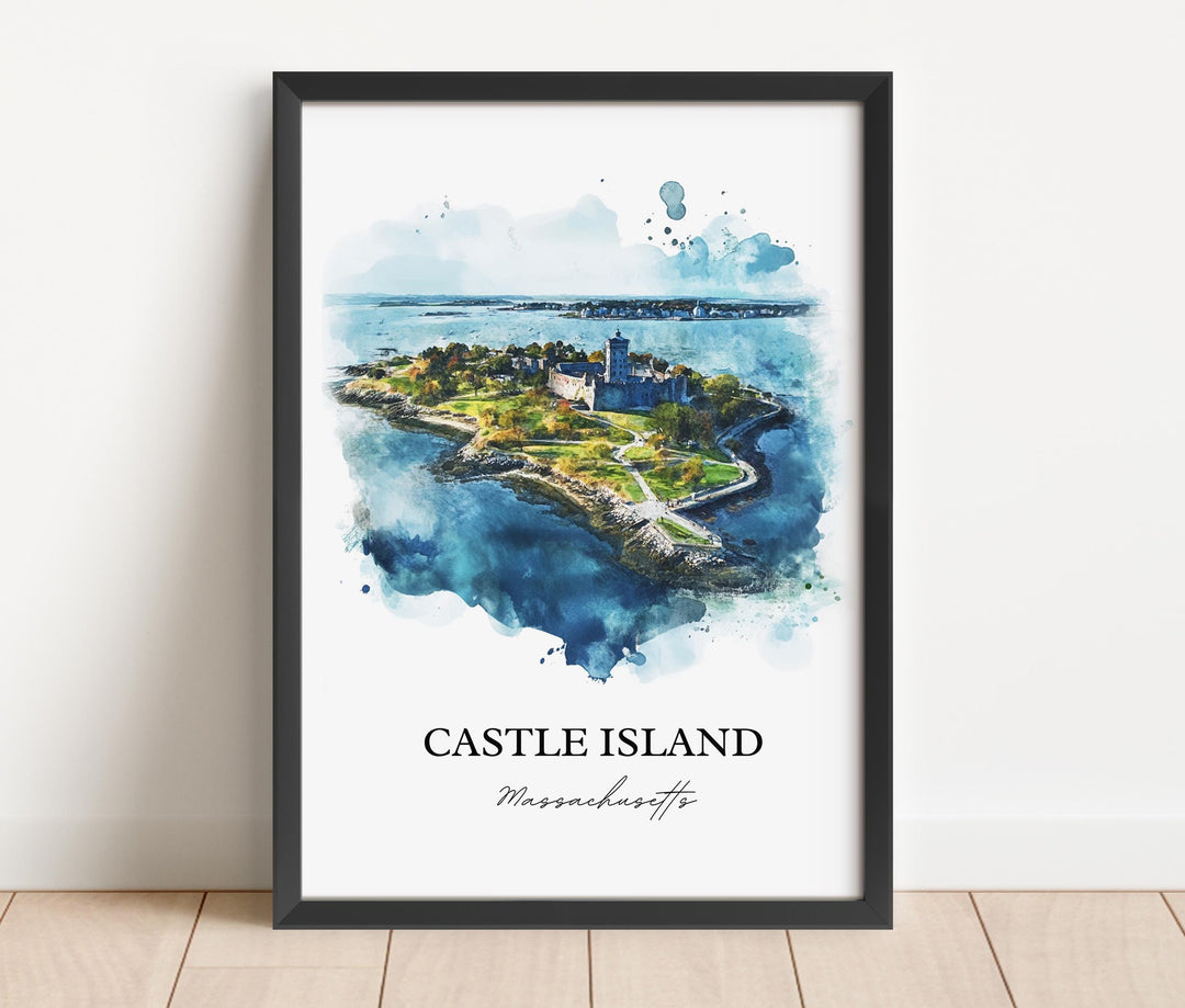 Castle Island Boston Wall Art - Massachusetts Print