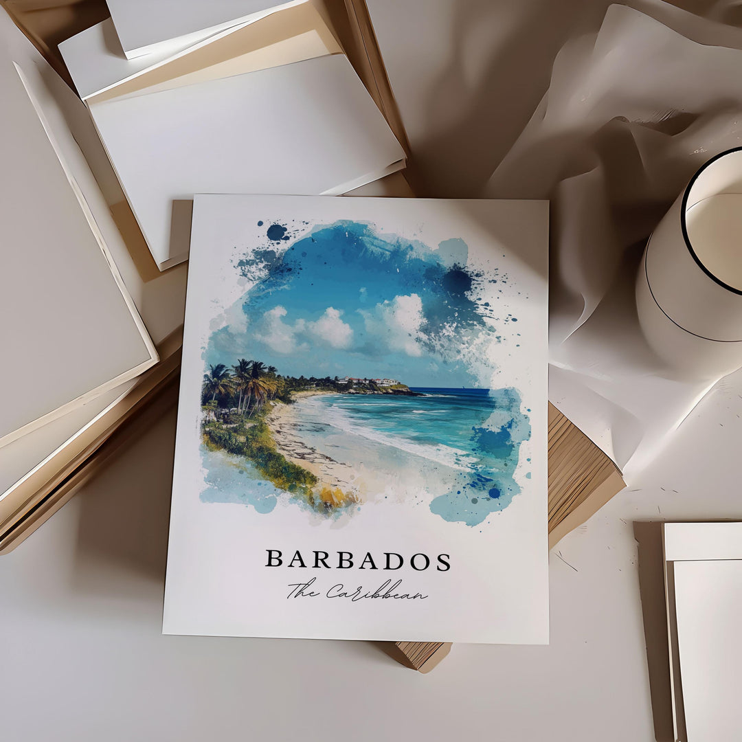 Barbados Wall Art - The Caribbean Print