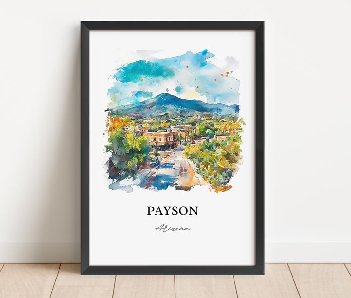 Payson AZ Wall Art - Arizona Print