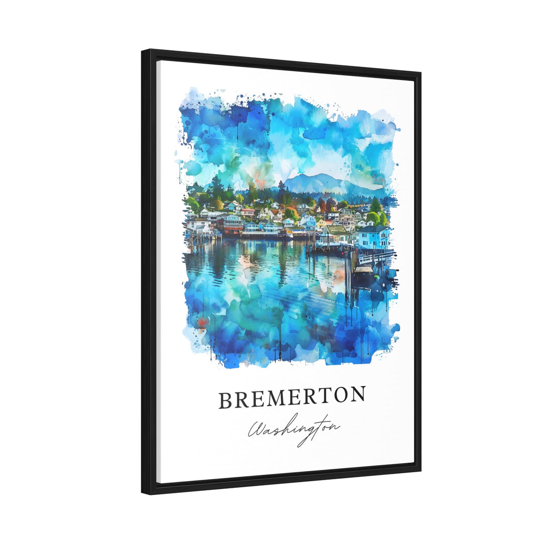 Bremerton Wall Art - State of Washington Print