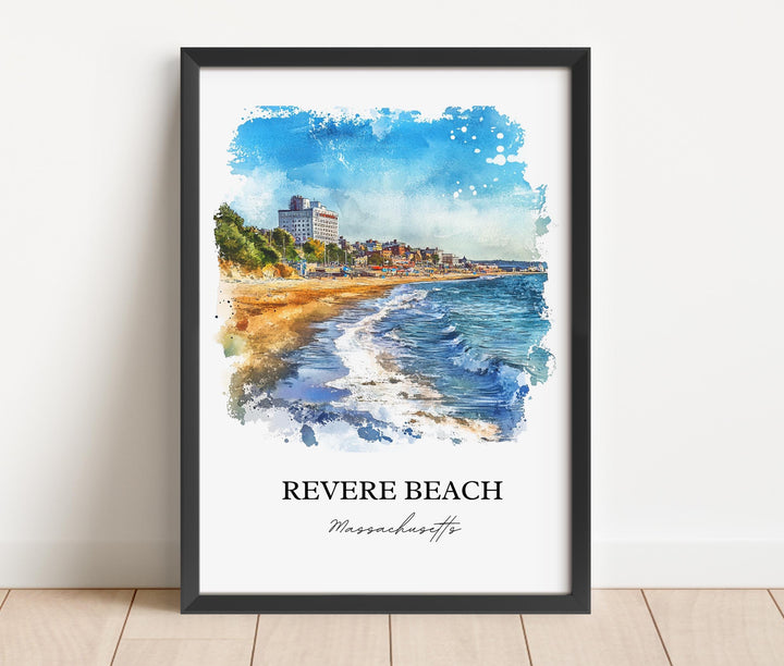 Revere Beach Wall Art - Massachusetts Print