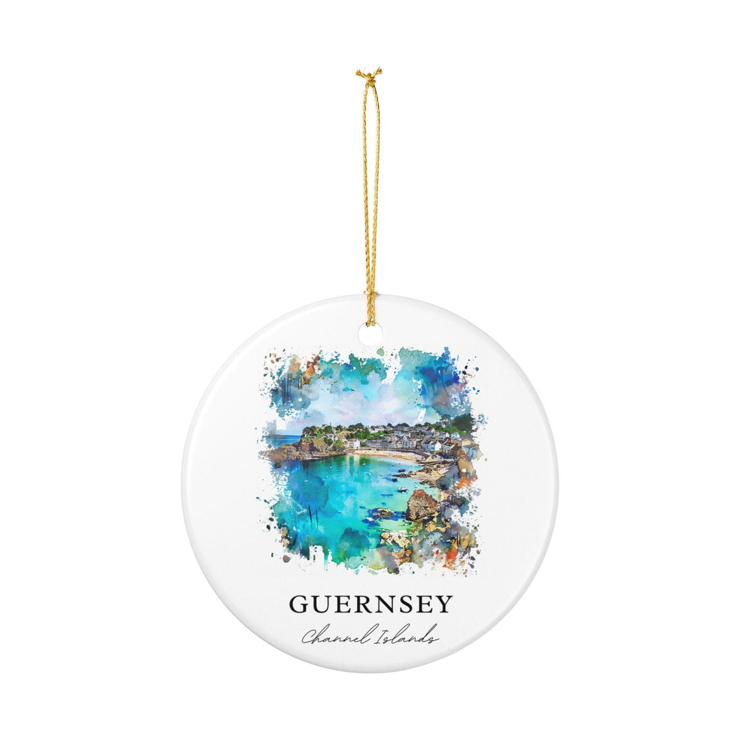 Guernsey Ornament: Unique Channel Islands Souvenir, Channel Islands Xmas Decor, and Authentic Channel Islands Gift