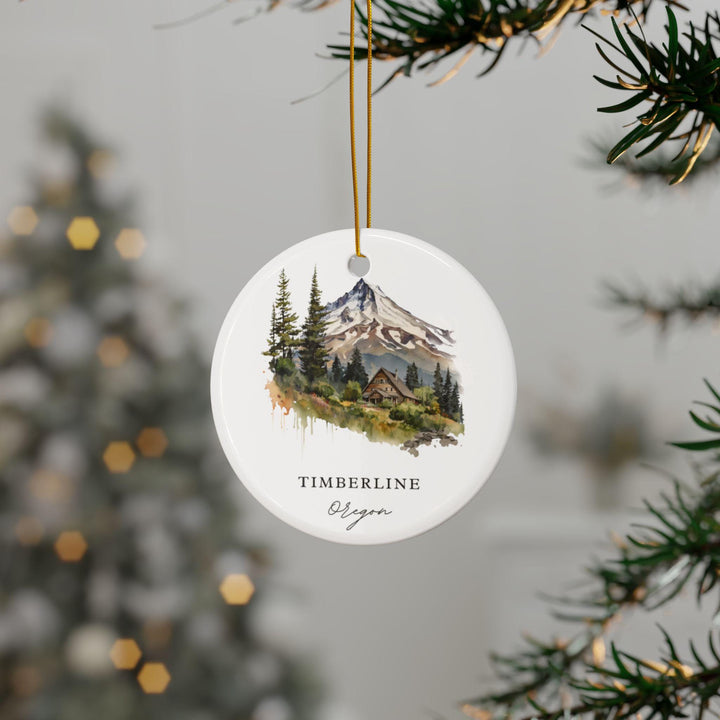 Timberline OR Ornament: Unique Timberline Souvenir, Timberline Xmas Decor, and Authentic Timberline Oregon Gift