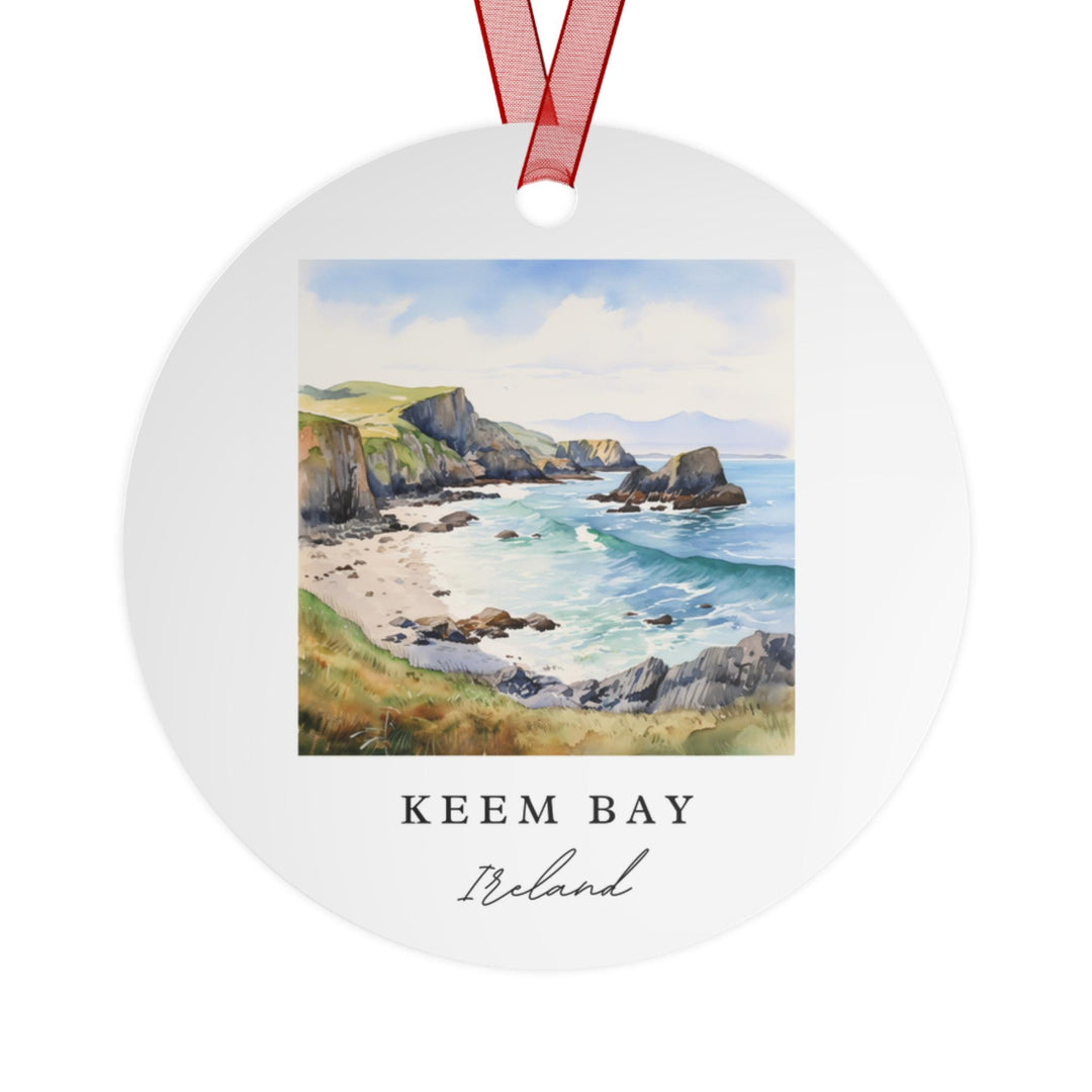 Keem Bay Ireland Ornament: Unique Keem Bay Souvenir, Keem Bay Xmas Decor, and Authentic Keem Bay Gift