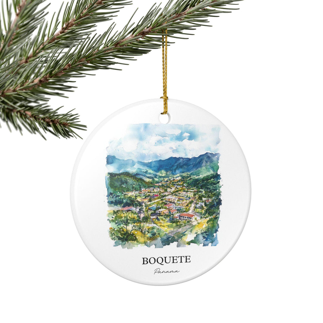 Boquete Panama Ornament: Unique Boquete Souvenir, Boquete Xmas Decor, and Authentic Boquete Panama Gift