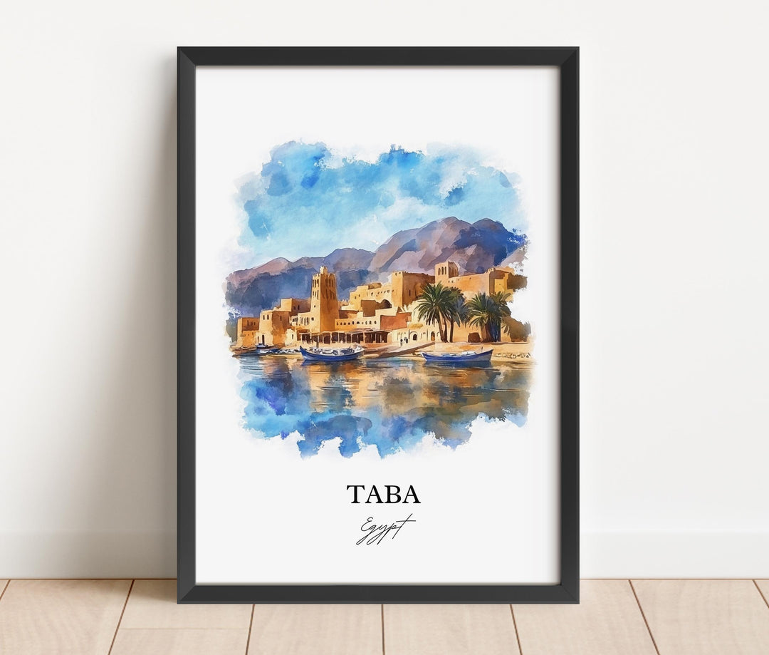 Taba, Egypt – Watercolor Art Print