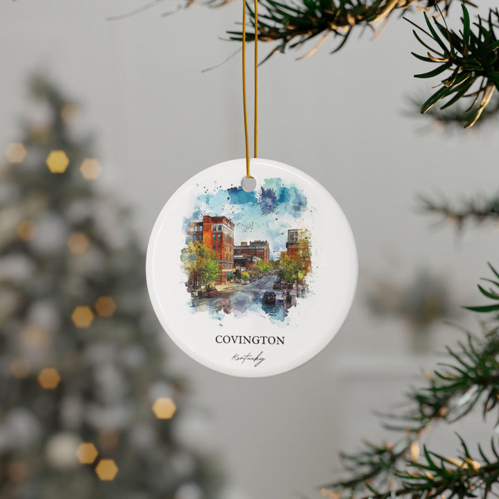 Covington Kentucky Ornament: Unique Covington KY Souvenir, Covington KY Xmas Decor, and Authentic Kentucky Gift
