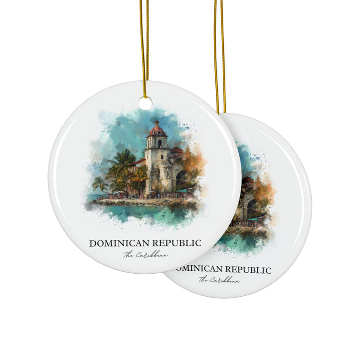 Dominican Republic Ornament: Unique Dominican Republic Souvenir, DR Xmas Decor, and Authentic Caribbean Gift