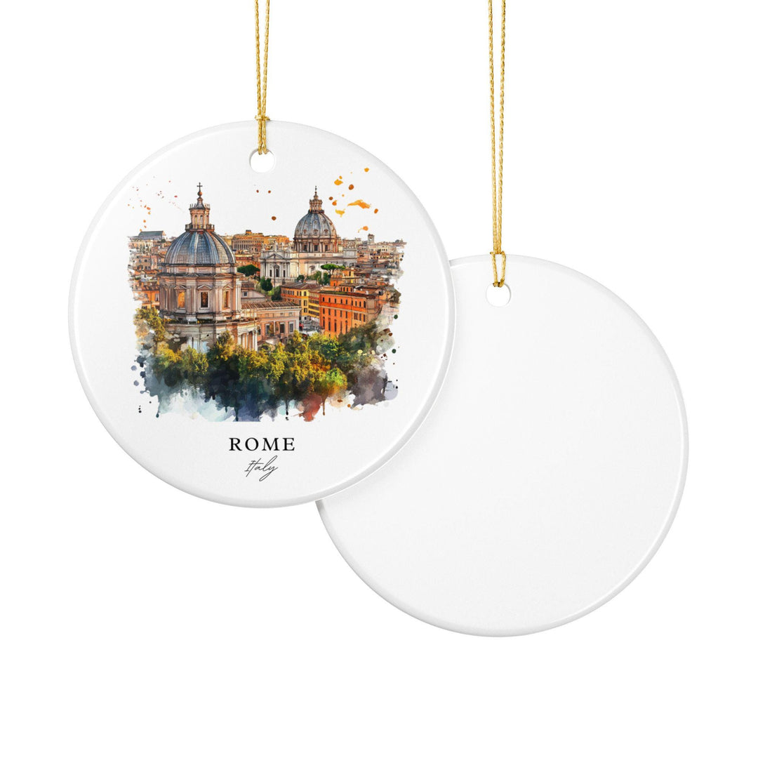 Rome Italy Ornament: Unique Rome IT Souvenir, Italy Xmas Decor, and Authentic Rome Italy Gift