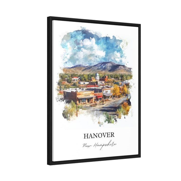 Hanover NH Wall Art, Grafton County Print, New Hampshire Watercolor Art, Hanover NH Gift, Travel Print, Travel Poster, Housewarming Gift