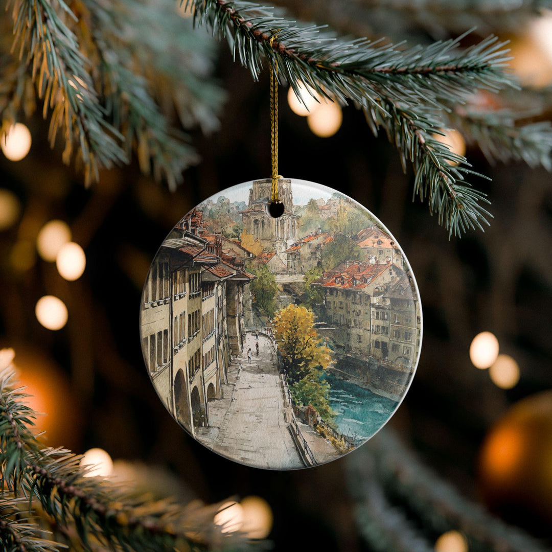 Bern Switzerland Ornament: Unique Bern Souvenir, Bern Xmas Decor, and Authentic Bern Switzerland Gift