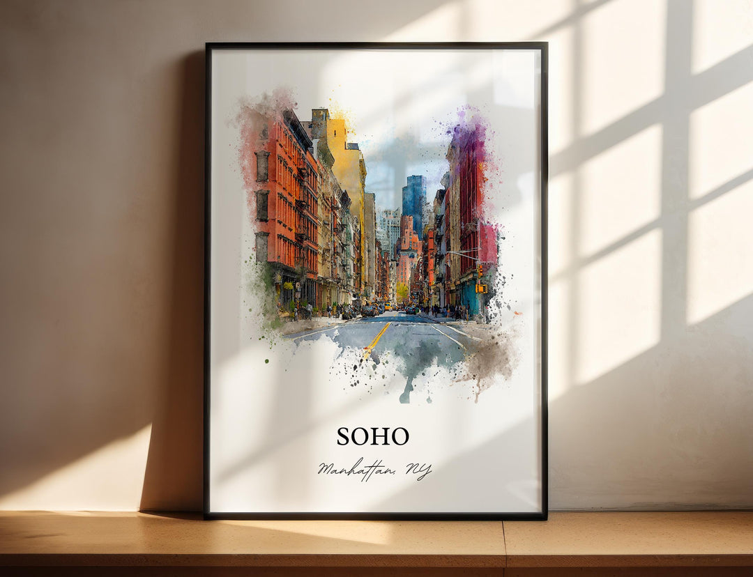 Soho, New York – Watercolor Art Print