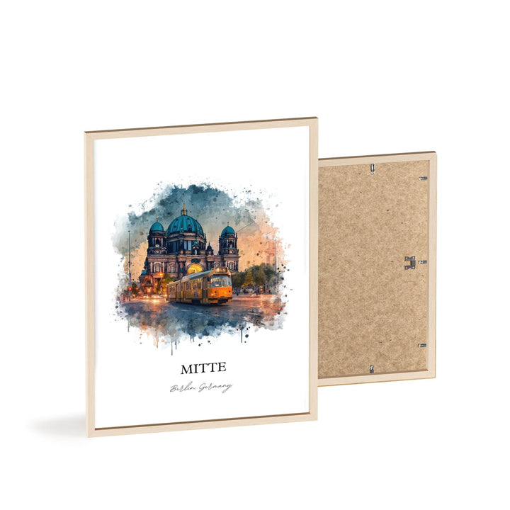 Mitte Berlin, Germany – Watercolor Art Print