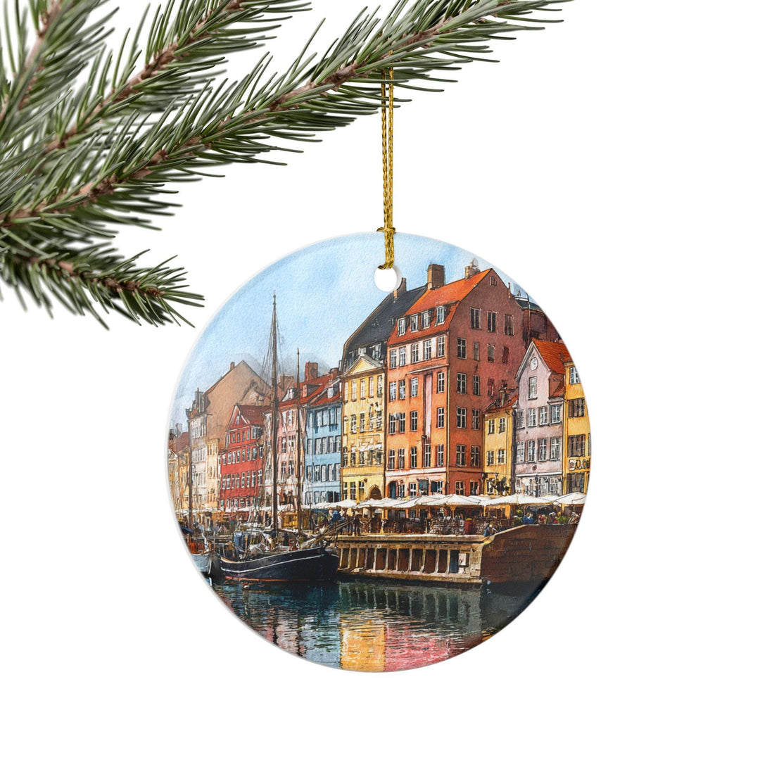 Copenhagen Ornament: Unique Copenhagen Souvenir, Copenhagen Xmas Decor, and Authentic Copenhagen Denmark Gift
