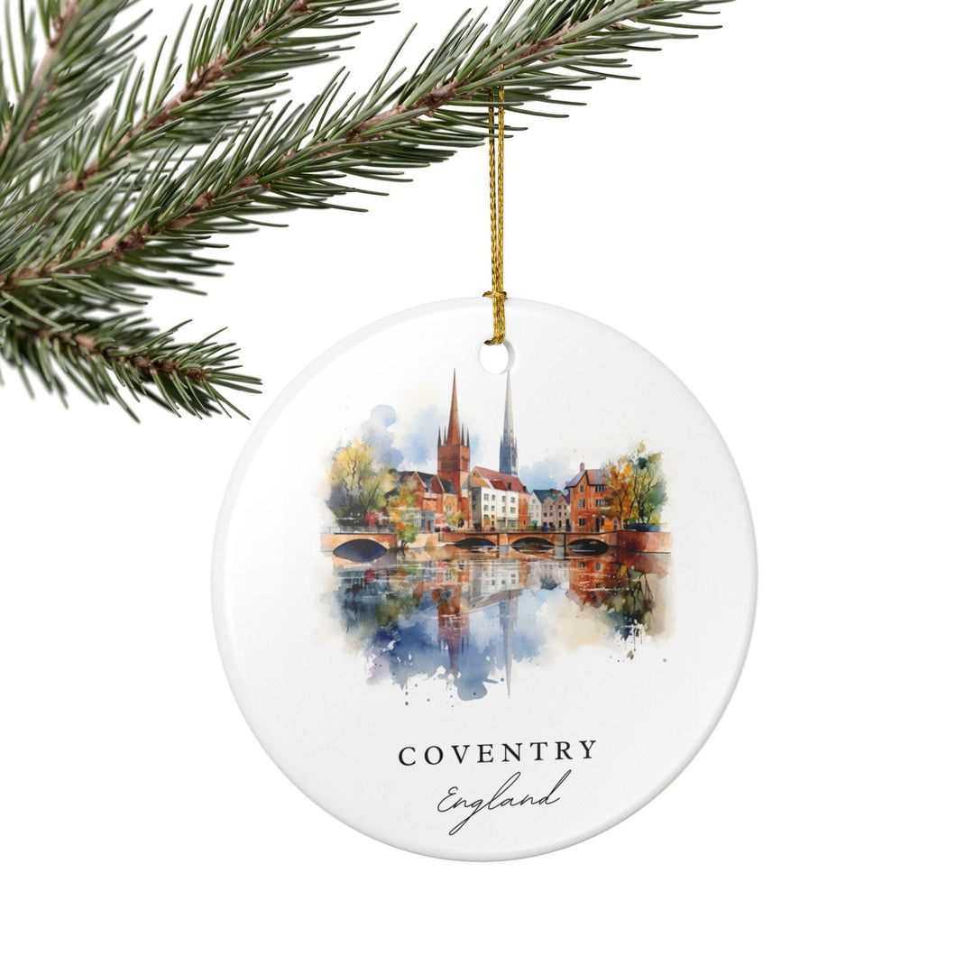 Coventry England Ornament: Unique Coventry Souvenir, Coventry Xmas Decor, and Authentic Coventry England Gift