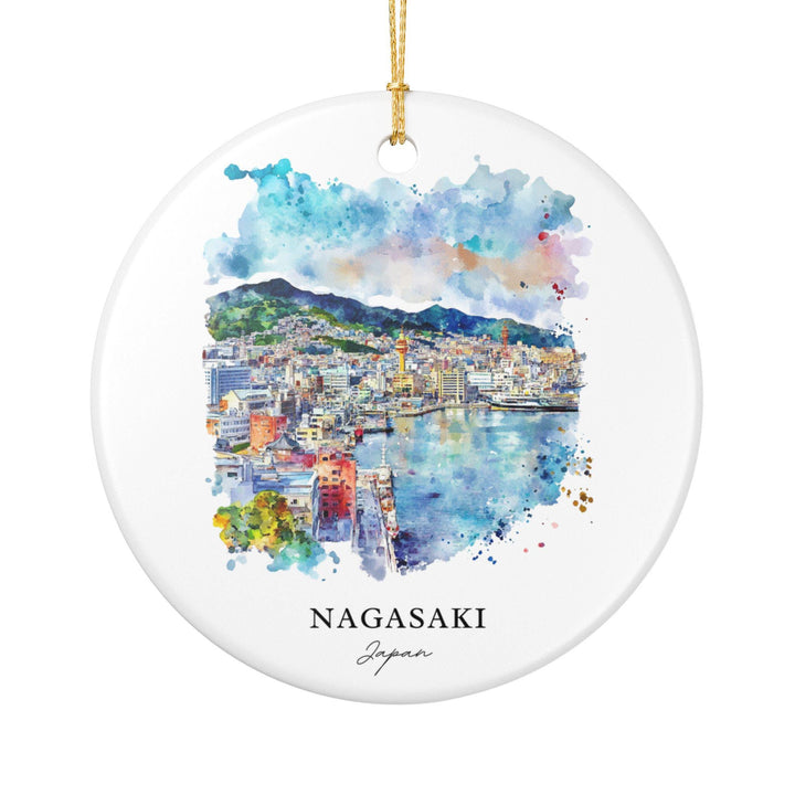 Nagasaki Ornament: Unique Nagasaki Japan Souvenir, Nagasaki Xmas Decor, and Authentic Nagasaki Japan Gift